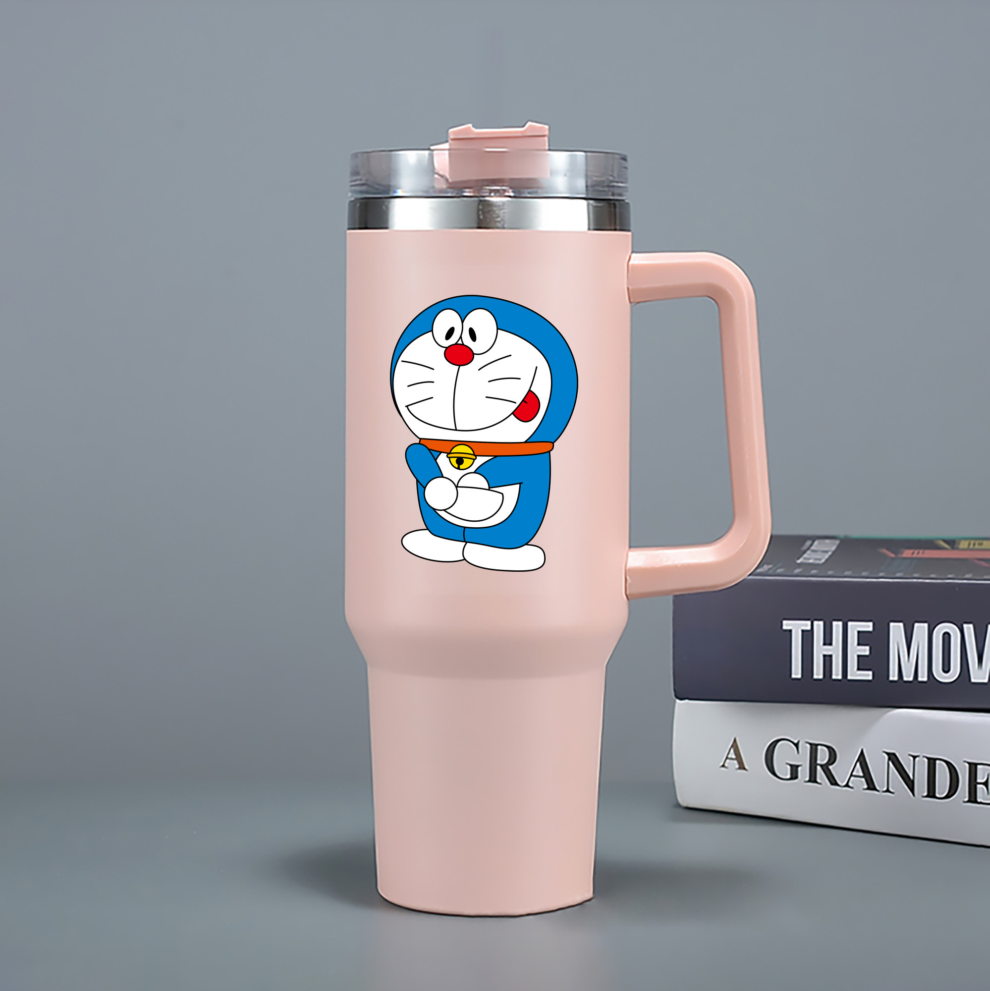 （画像用） ドラえもん Doraemon 1200mL車用タンブラー（カラープリント）